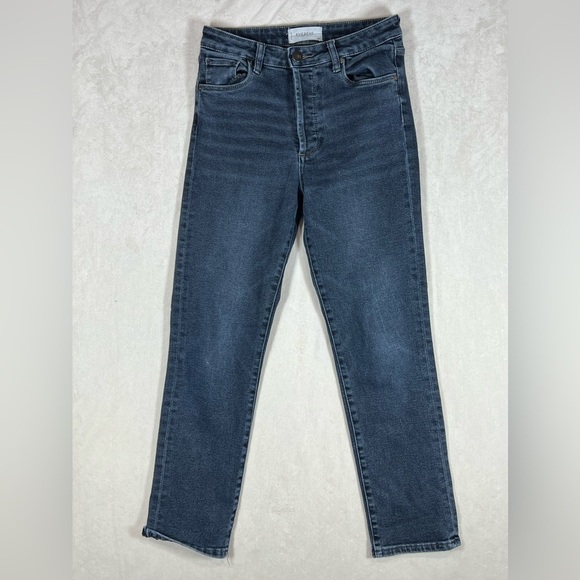 EVEREVE Size 26 High Rise ‘The EVER Straight’ Dark Wash Premium Jeans Denim C23 - Picture 1 of 9